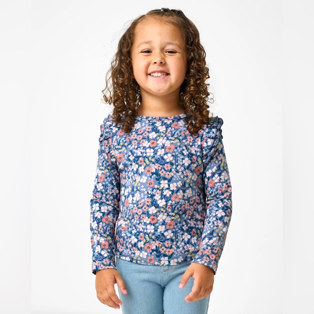 Little Sleepies Petite Petals Flutter Tee